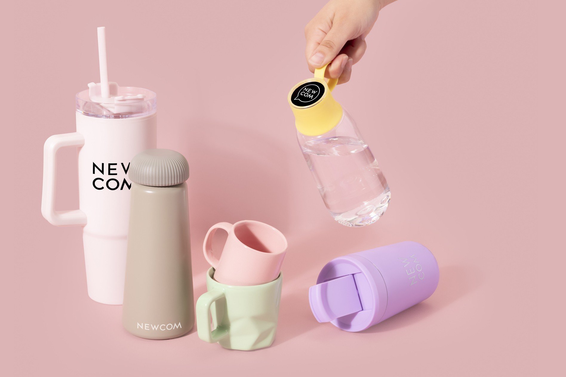 Bouteille D'Eau, 1L Water Bottle Gourde Sport Gourde Reutilisable Sans