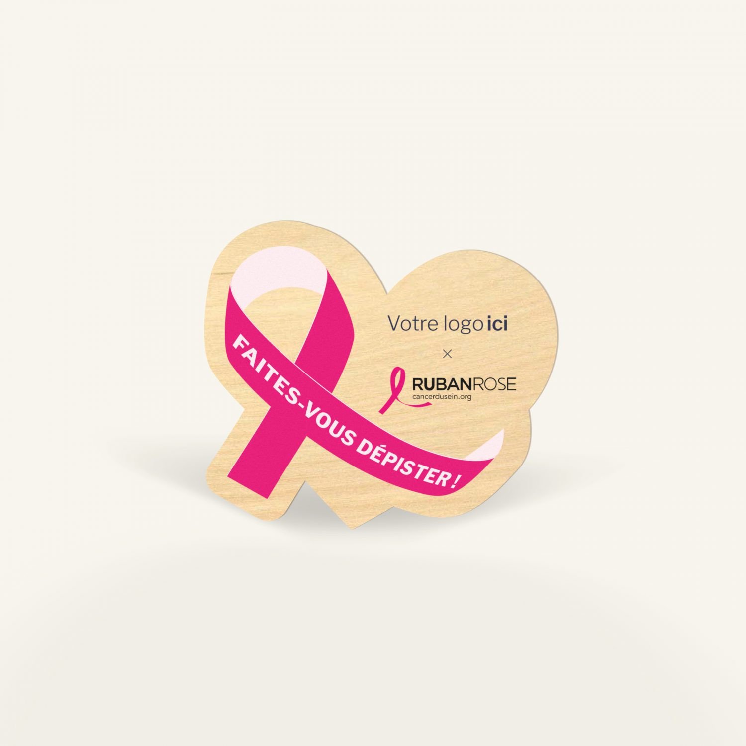 Lot De 20 Broches Ruban Rose émaillées - Symbole Sensibilisation Cancer Du Sein - Avec Fermoir, Pour Collectes, événements
