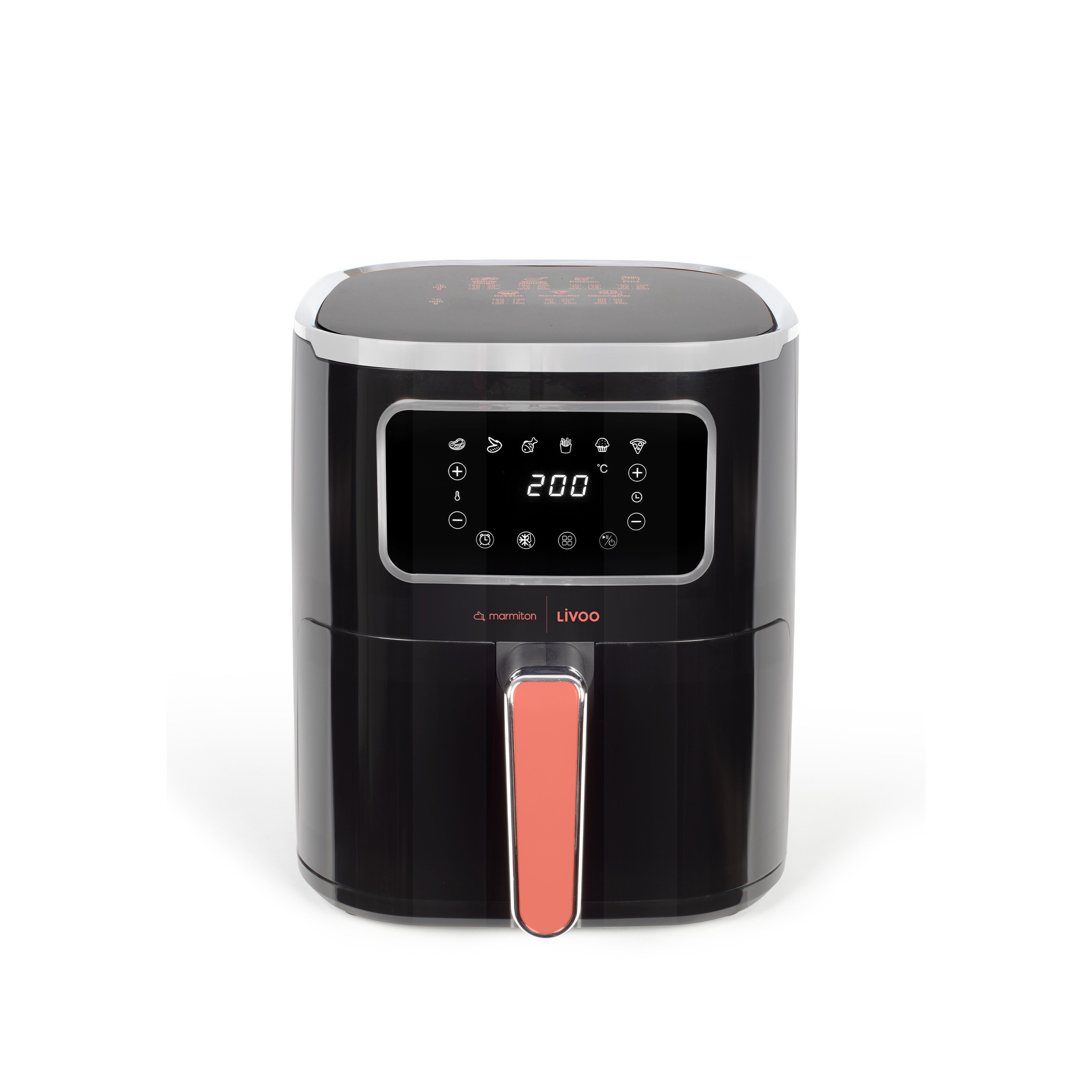 LIVOO DOC100A Cuiseur à Riz et Vapeur en Acier Inoxydable, Capacité 1.8L | Fonction Maintien au Chaud, Arrêt Automatique | Bol Doseur et Cuillère Inclus | 700W