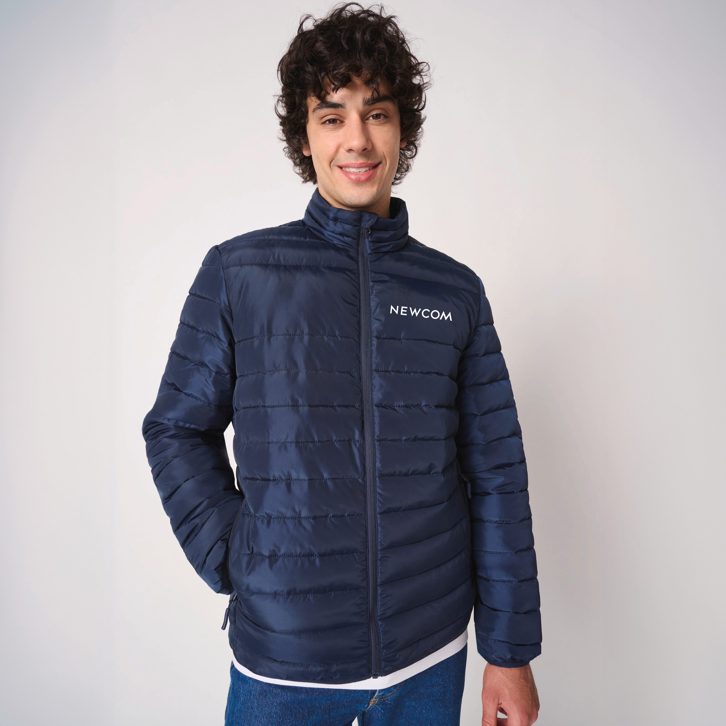 Doudoune matelassée homme compressible en polyester Theron